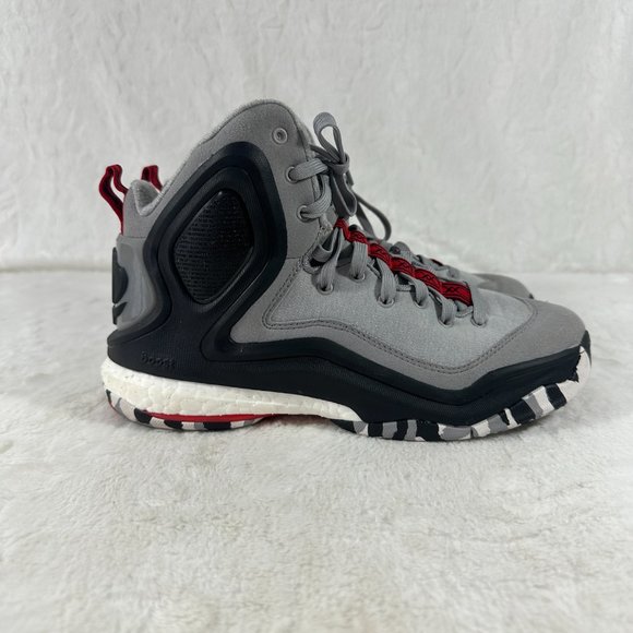 Rare 2015 D Rose 5 Boost \'Light Onix\' C77900  SZ 5.5 Chicago Bulls Hi Tops main image 9